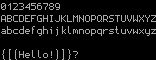 ASCII alphanumerics in leggie