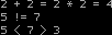 ASCII maths symbols in leggie
